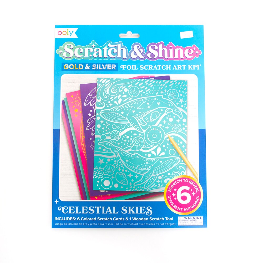 Ooly, Models & Kits, Art & School, Scratch and Shine, Celestial Skies, 716425